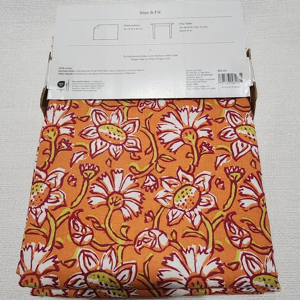 Threshold rectangular tablecloth 60''x 84''